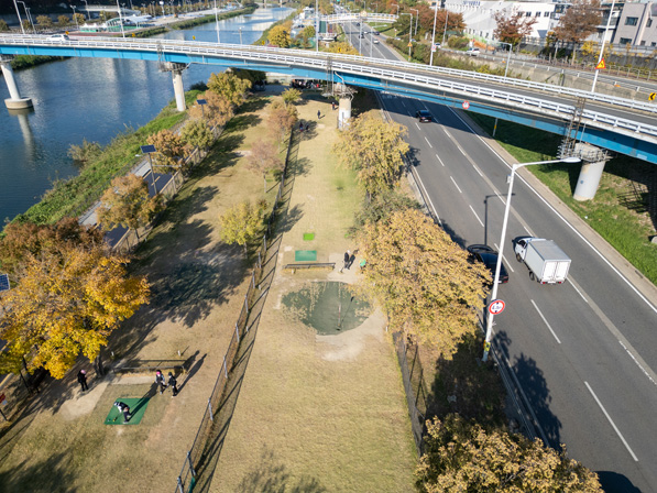 중랑천 파크골프장(항공)_1 썸네일